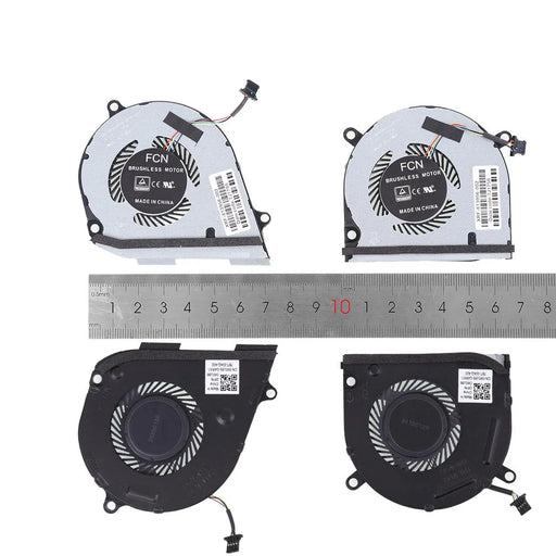 Ventiladores Cpu + Gpu Para Portátil Hp Envy X360 15-Ds Dr Tpn-W142 W143