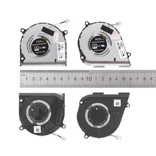 Ventiladores Cpu + Gpu Para Portátil Hp Envy X360 15-Ds 15-Dr