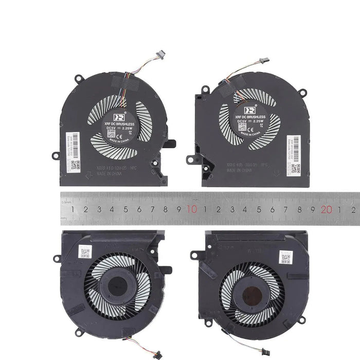 Ventiladores Cpu + Gpu Para Portátil Hp Omen 15-Ek 15-En Tpn-Q236 Tpn-Q238 5V