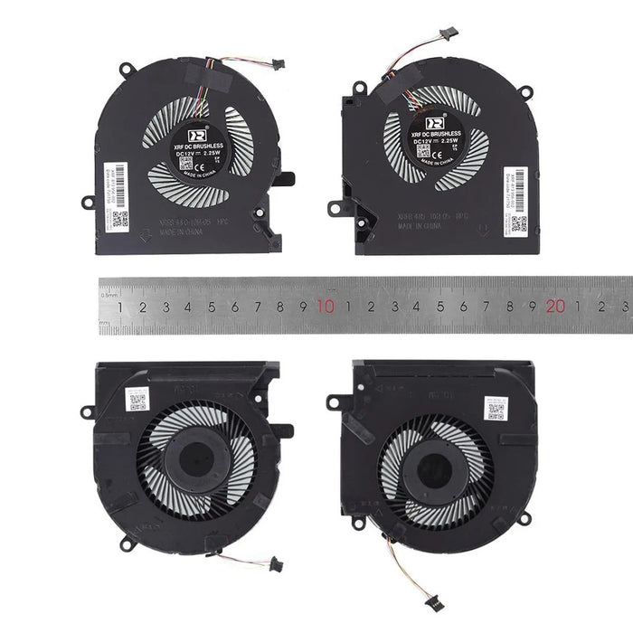 Ventiladores Cpu + Gpu Para Portátil Hp Omen 15-Ek En Tpn-Q236 Q238 12V