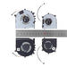 Ventiladores Cpu + Gpu Para Portátil Lenovo Thinkbook 13S-Iwl K3-Iwl S540-13