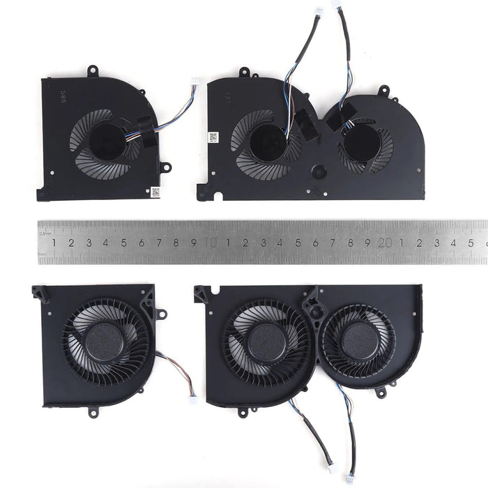 Ventiladores Cpu + Gpu Para Portátil Msi 17G1 17G2 Gs75 P75 Gs75