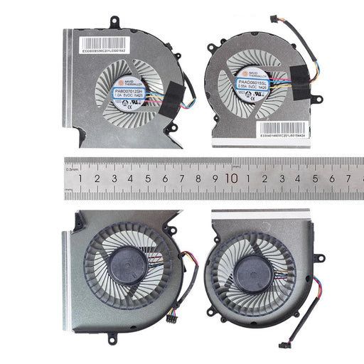 Ventiladores Cpu + Gpu Para Portátil Msi Gl65 Ge65 Gp65 We65 Ms-16U7 N425 N426