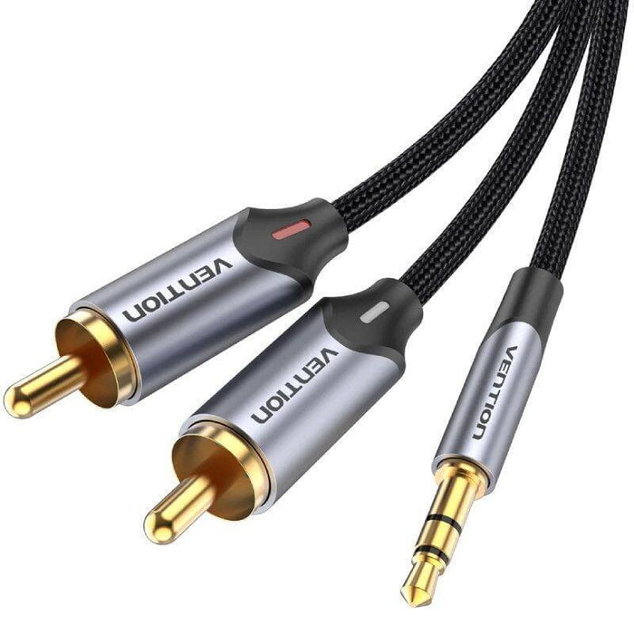 Vention Bcnbk 2 X Rca (Cinch) Do Minijack 3.5mm, 8m W Oplocie Negro