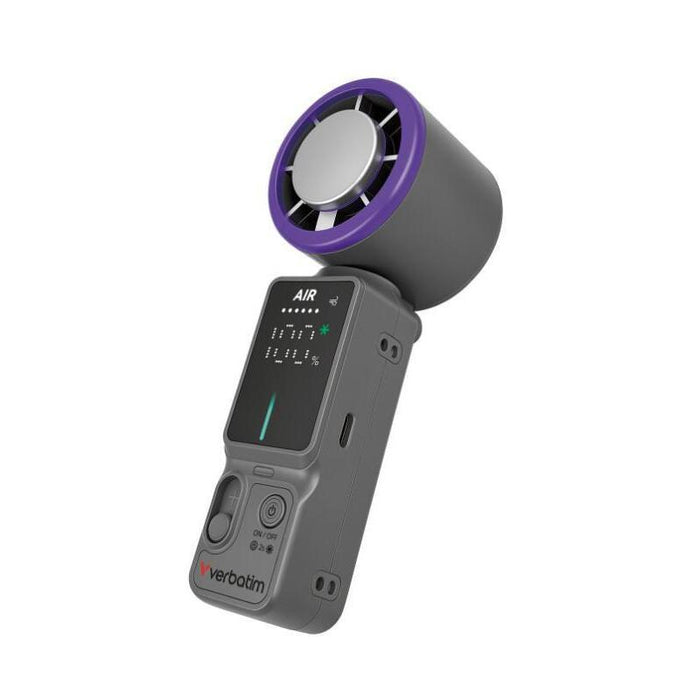 Verbatim Cool 'N' Go Ice Touch Pro Handheld Fan Purple Gris