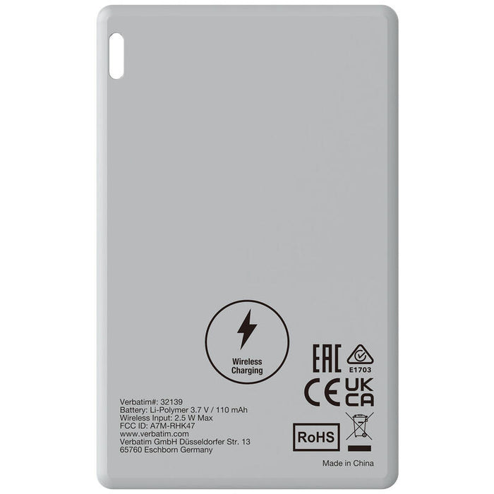 Verbatim My Finder Personal Buscador Negro, Plata, Blanco