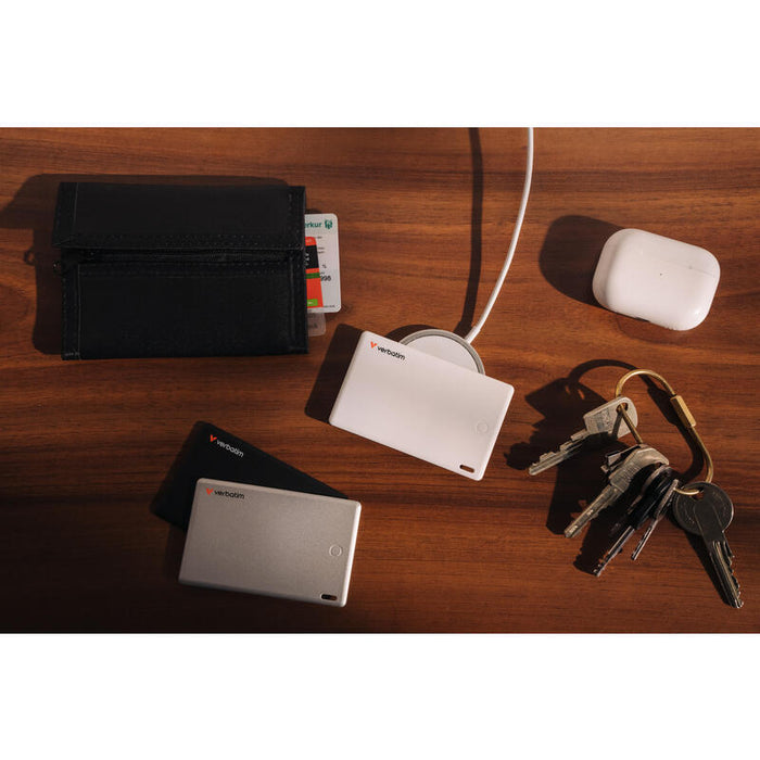 Verbatim My Finder Personal Buscador Negro, Plata, Blanco