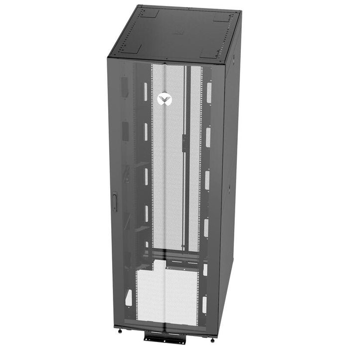 Vertiv Vr3157 Armario Rack 48u Rack O Bastidor Independiente Negro, Transparente