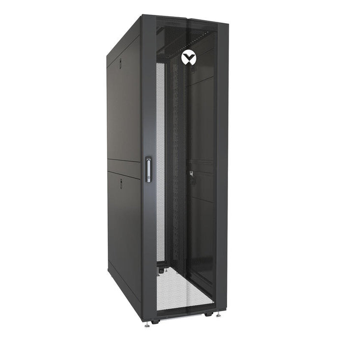 Vertiv Vr3300 Armario Rack 42u Rack O Bastidor Independiente Negro, Transparente