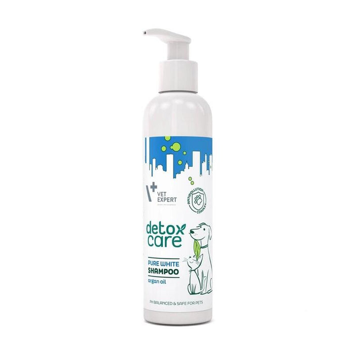 Vet Expert Detox Care Pure White Shampoo - Champú Para Perros Y Gatos - 250 Ml