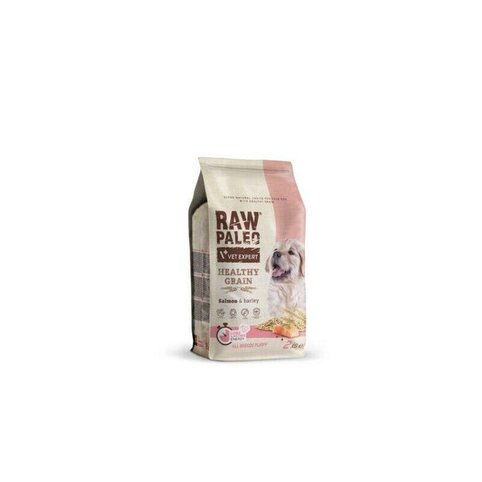 Vet Expert Raw Paleo Healthy Grain Puppy Salmon And Barley - Alimento Seco Para Perros - 2 Kg