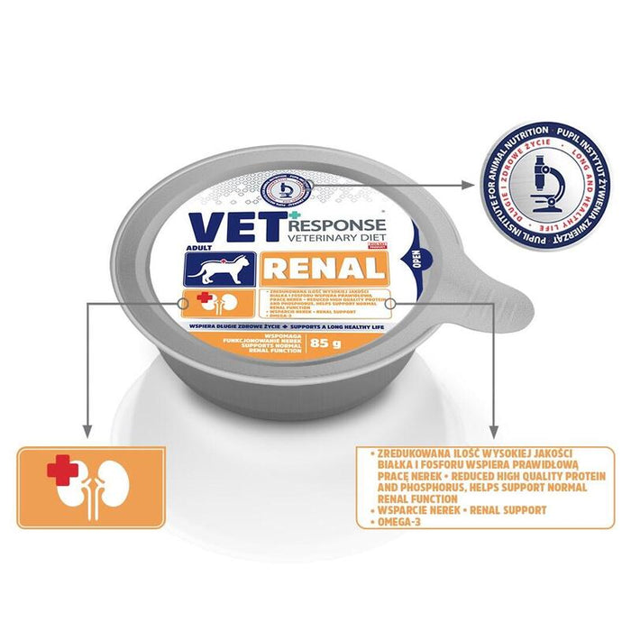 Vet Response Renal - Comida Húmeda Para Gatos - 85g