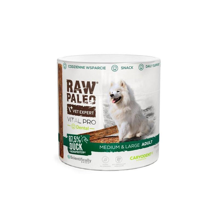 Vetexpert Raw Paleo Vital Pro Dental Duck Medium Large 100g