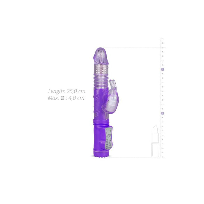 Vibrador  Percutador Y Bolas Rotadoras Púrpura