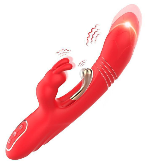 Vibrador Tickler Con Rabbit Silicona