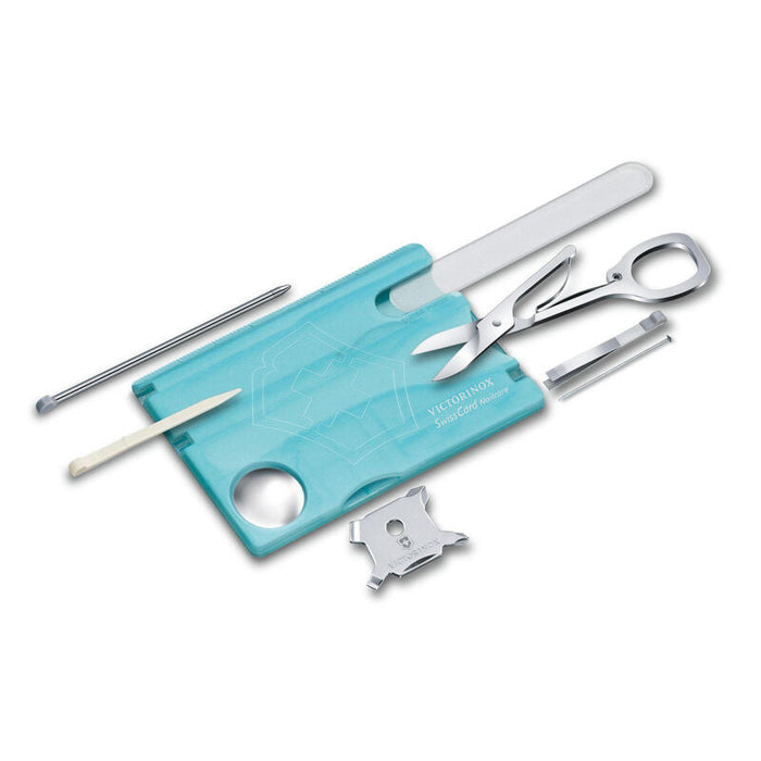 Victorinox V-0.72 40.T21 Taschenwerkzeug Swisscard Nailcare, Hellblau