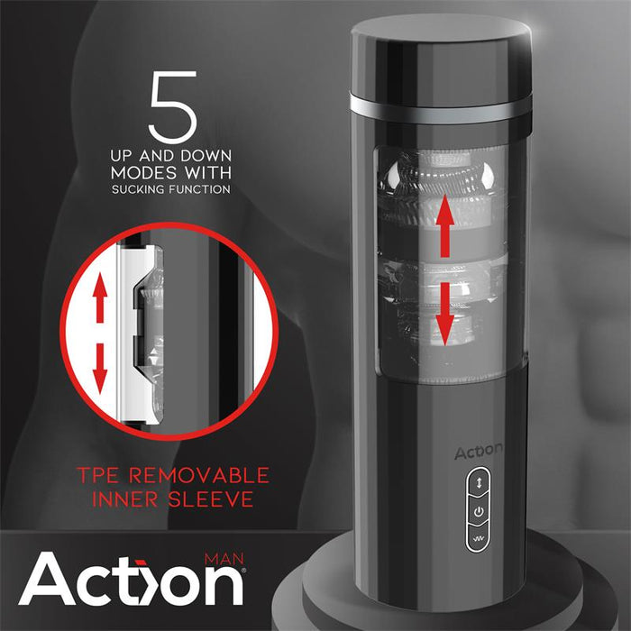 Masturbador Viggo  Advanced Con Up And Down Y Succión Usb