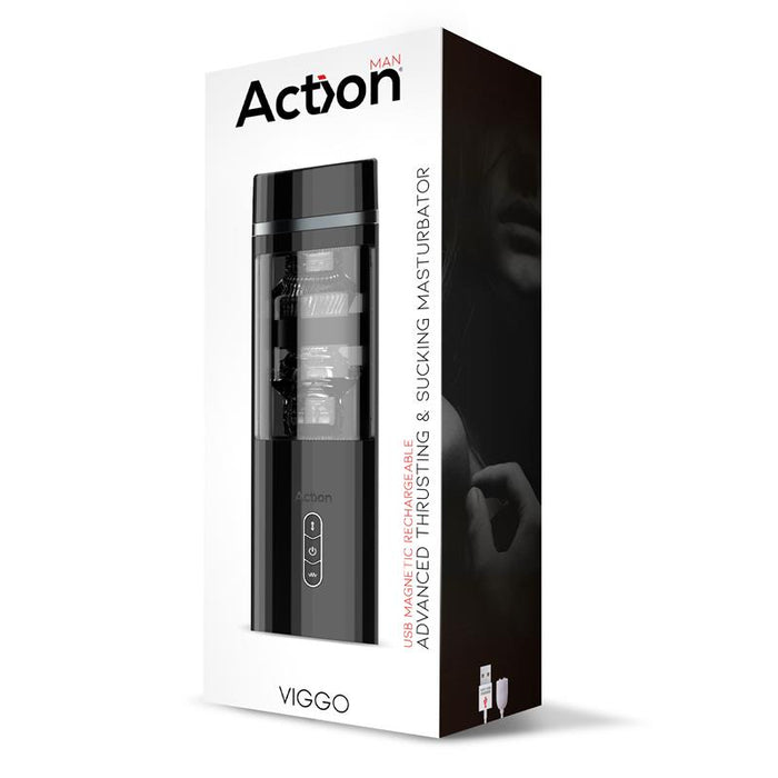 Masturbador Viggo  Advanced Con Up And Down Y Succión Usb