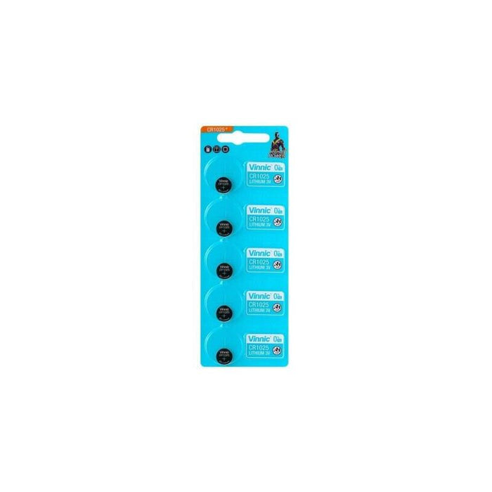 Vinnic Pila Boton Litio Cr1025 3v Blister*5