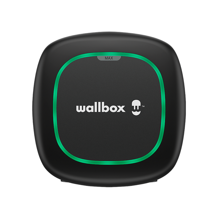 Wallbox Pulsar Max Electric Vehicle Charge, 7 Meter Cable Type 2, 22kw, Dc Leakage + Ocppp, Black