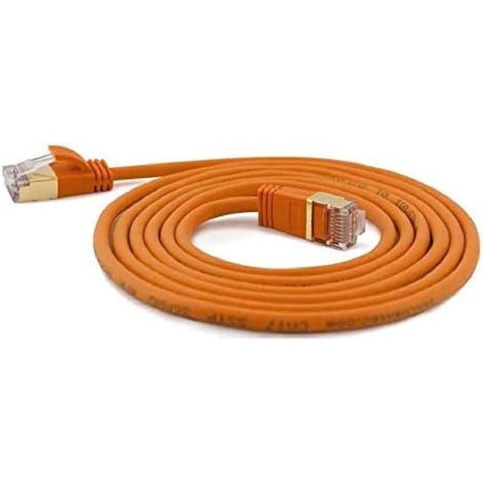 Wantec Cable De Red Smp Cat7 Me. Cat6a D=4mm 0,25m Naranja