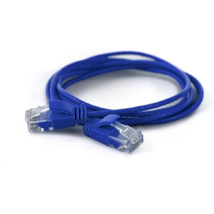 Wantec Cable De Red Utp Cat6a D=2,8mm 1,00m Azul