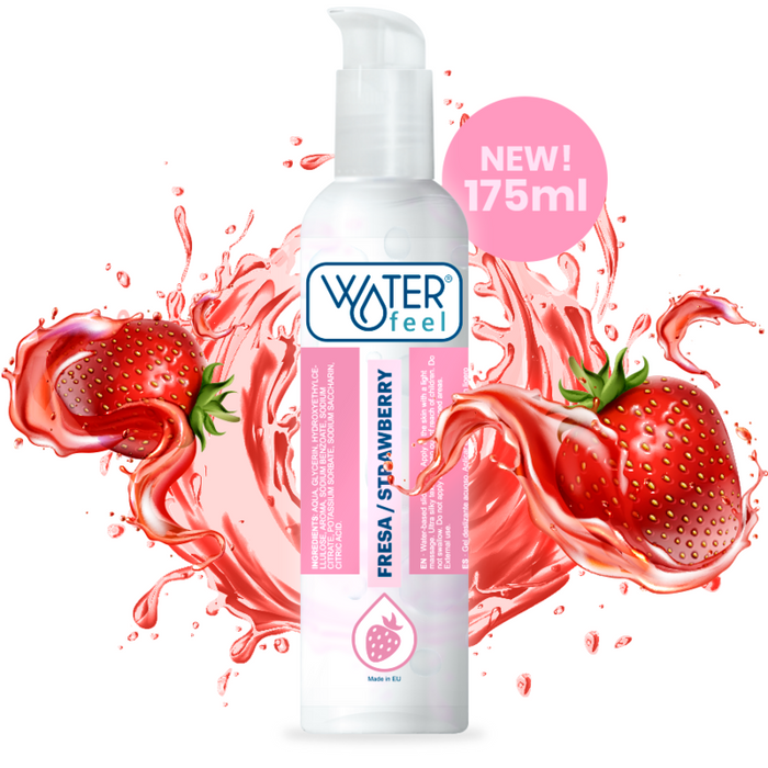Waterfeel - Lubricante Base Agua Fresa 175 Ml
