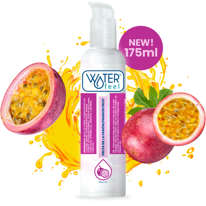 Waterfeel - Lubricante Base Agua Fruta De La Pasión 175 Ml