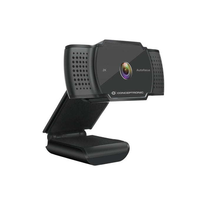 Webcam 2k Conceptronic Amdis  5mp Usb   3.6mm 30 Fps Angulo Vision 72º Microfono Integrado