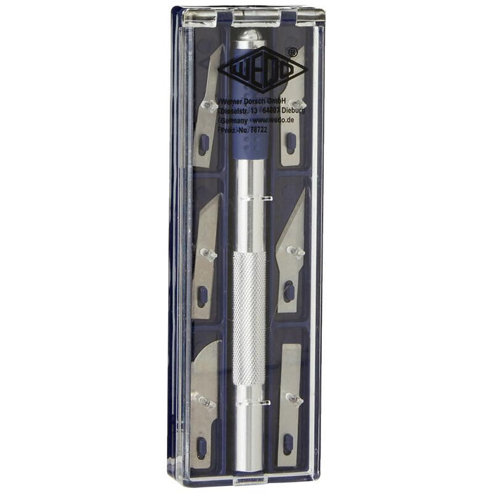 Wedo Hobbymesser-Set Con 6 Verschiedenen Klingenformen Silbe