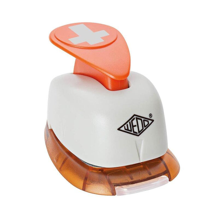 Wedo Motivlocher Grande Kreuz Gris/Orange