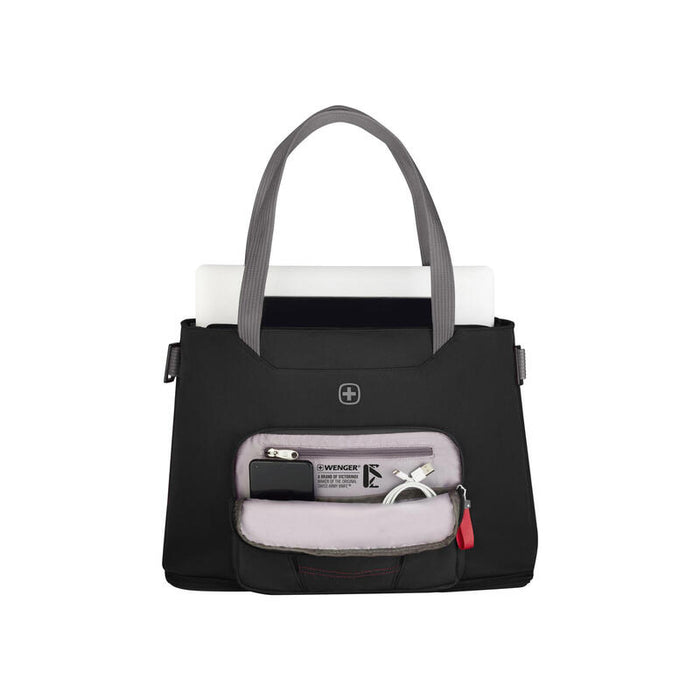 Wenger Motion Deluxe Tote, Bolso Negro, Hasta 39,6 Cm (15,6") 612543