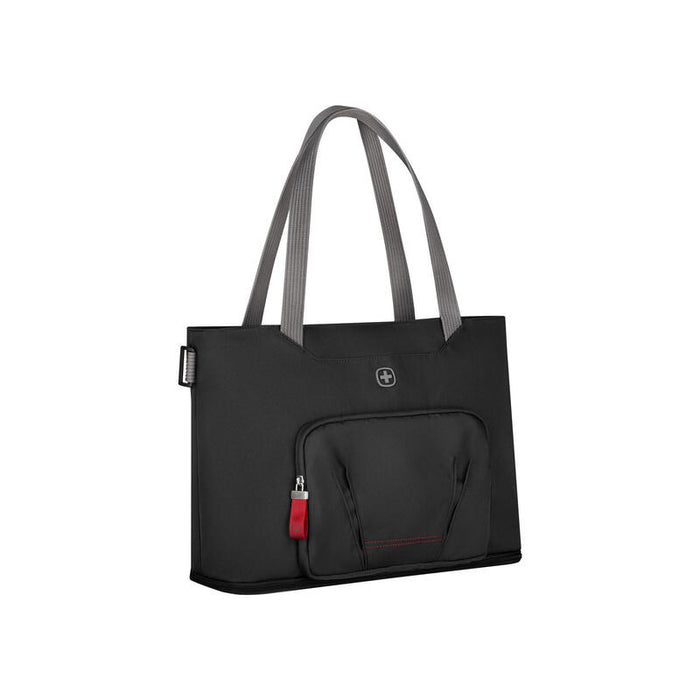 Wenger Motion Deluxe Tote, Bolso Negro, Hasta 39,6 Cm (15,6") 612543
