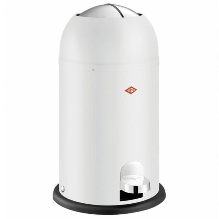Wesco Kickmaster Junior Trash Can White Matt