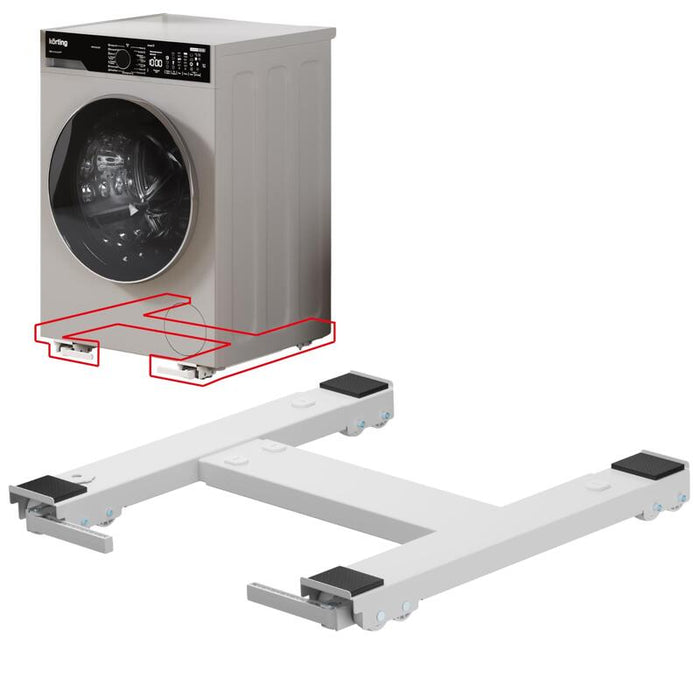 Wheel Wash Slim  Base Universal Antivibración Con Ruedas Para Mover Cualquier Electrodoméstico Con Total Seguridad