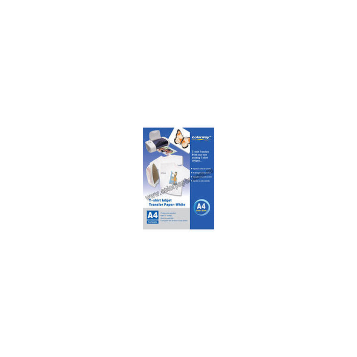 White T-Shirt Transfer Paper 120g/M2  A4 5 Fogli