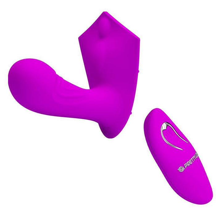 Willie Estimulador Con Control Remoto Rosa