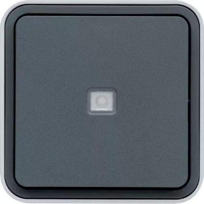 Wnc021 Pulsador, Wechsler Iluminado Ap W.1 Gris