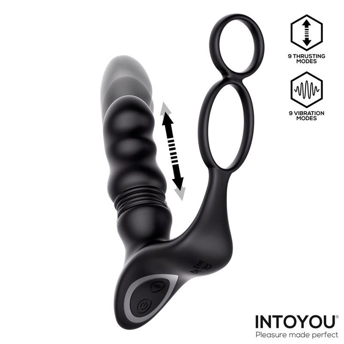 Womp Masajeador Prostático Con Vibración, Thrusting Y Control Remoto