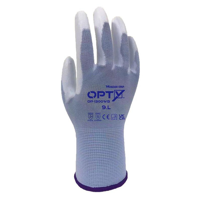 Wonder Grip Opty Op-1300wb L 9 Wei-Azul Retail