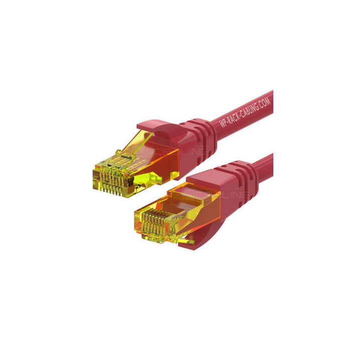 Wp Wpc-Pat-6au010r Cable De Red Rojo 1 M Cat6a U/Utp (Utp)