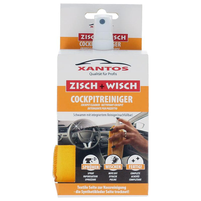 Xantos Zisch&Wisch - Cockpitreiniger Im Reinigungstuch 40ml