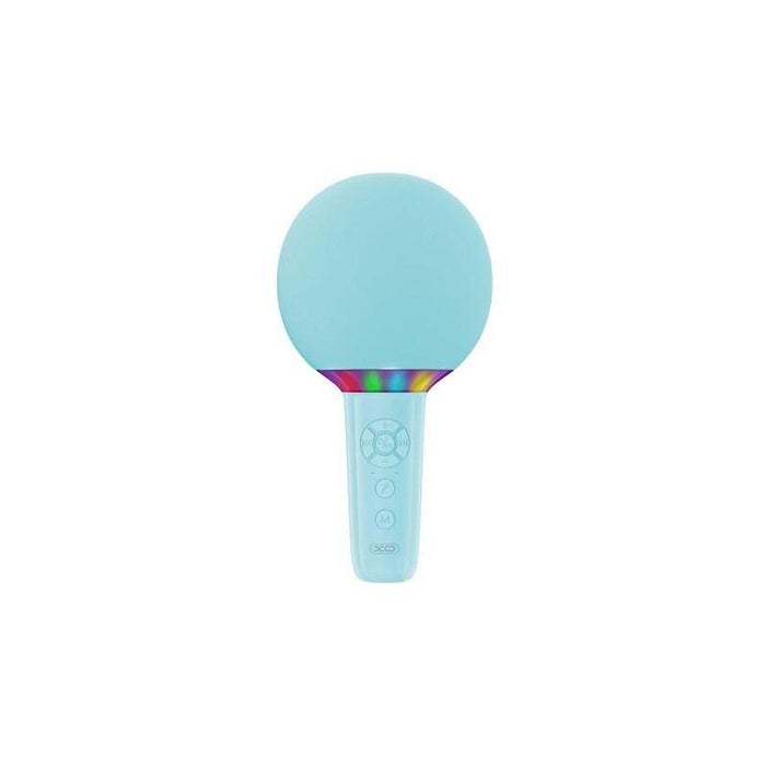 Xo Be50 Microfono Inalambrico - Karaoke - 5w - Bluetooth 5.3 - Iluminacion Led - Autonomia Máxima 3h - Azul