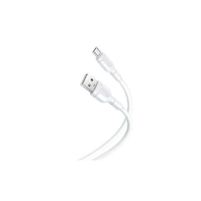Xo Cable De Carga Y Transmision De Datos - Longitud 1m - Conector Micro Usb - Silicona Suave Y Duradera - Alta Velocidad 5v, 21a - Color Negro