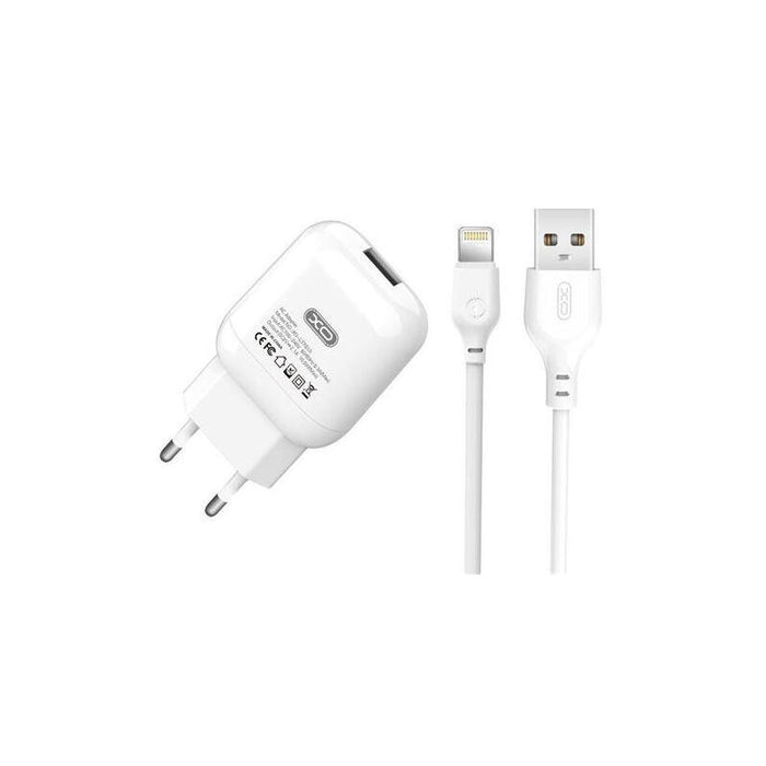 Xo L37 Pack Cargador De Corriente Usb + Cable Usb A Lightning