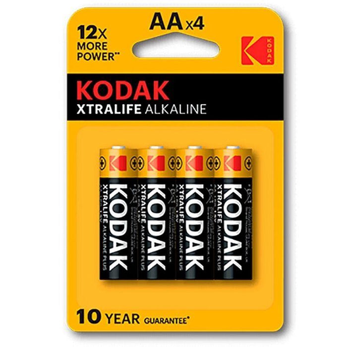 Pilas Kodak Alcalinas Xtralife Lr06 Aa Pack 4