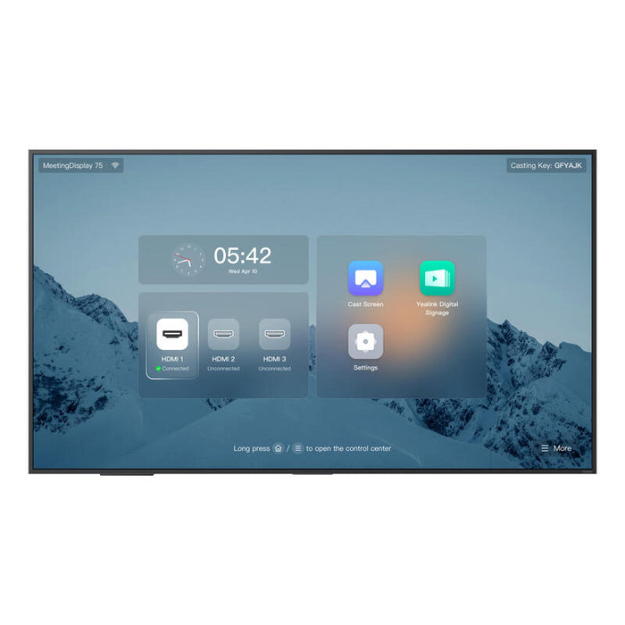 Yealink Meetingdisplay 75'' 3840x2160 3xhdmi W Lan Bt Android