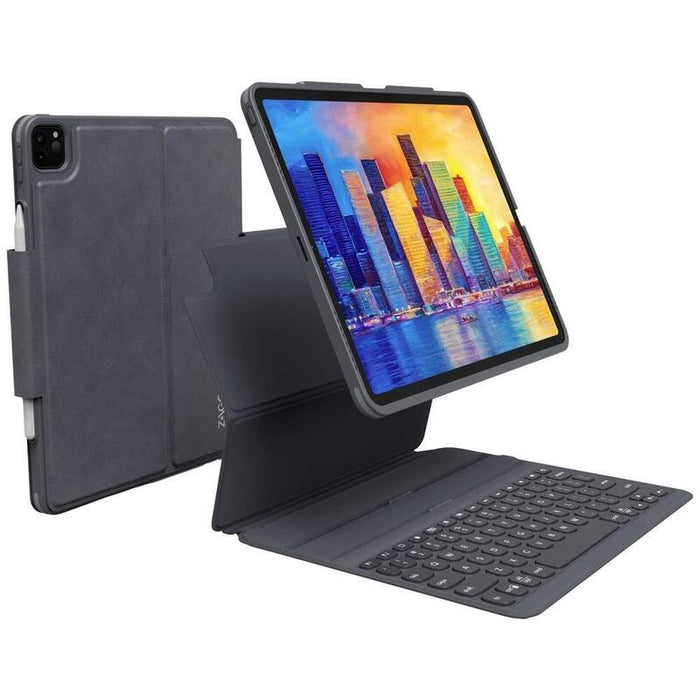 Zagg Pro Keys Bluetooth-Keyboard Para Ipad Pro 11" (3./4.Gen) Charcoal