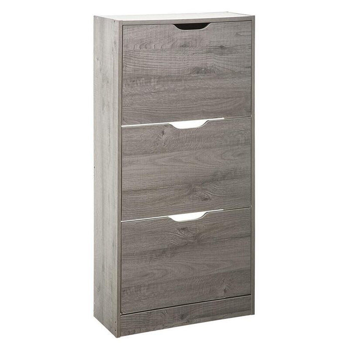 Zapatero De Madera 115x60x24cm Color Gris