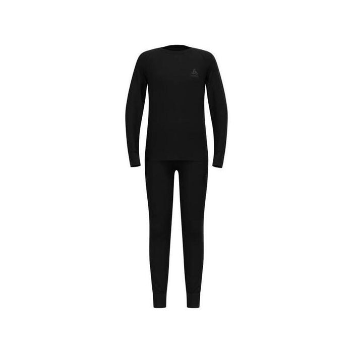 Zestaw Bielizny Dzieciecej Odlo Set Long Merino 200 Kids Roz. 152cm Czarny